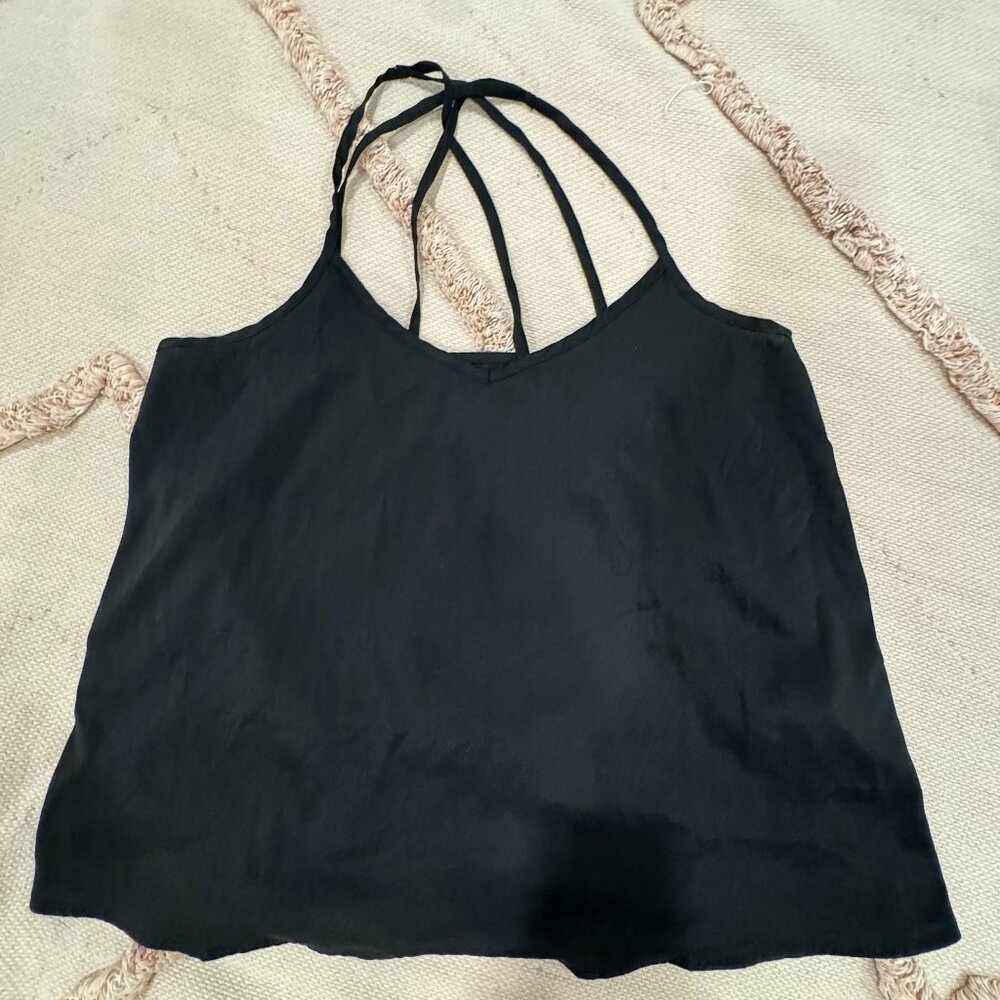 Hollister Women’s Black Strappy Cami Tank Top Size Medium